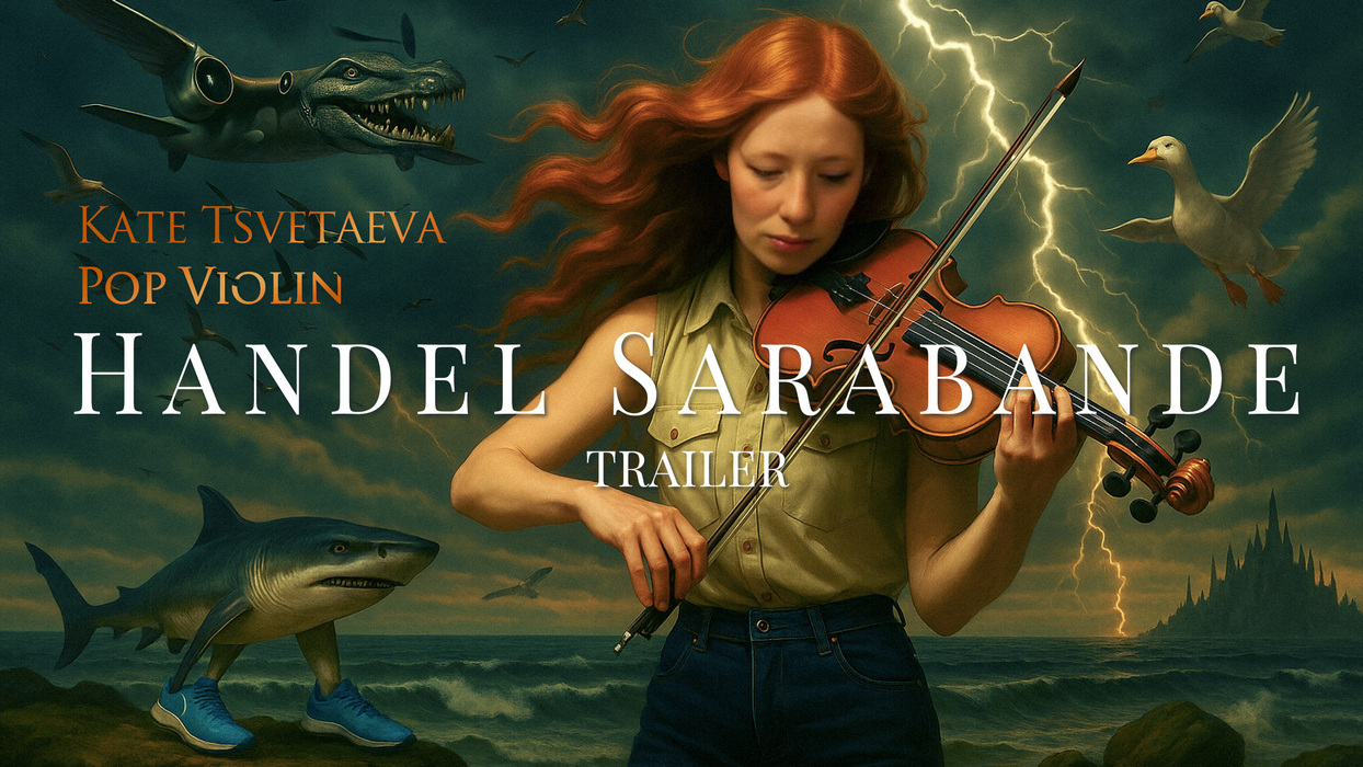 Kate Tsvetava Pop Violin - Handel Sarabande Trailer
