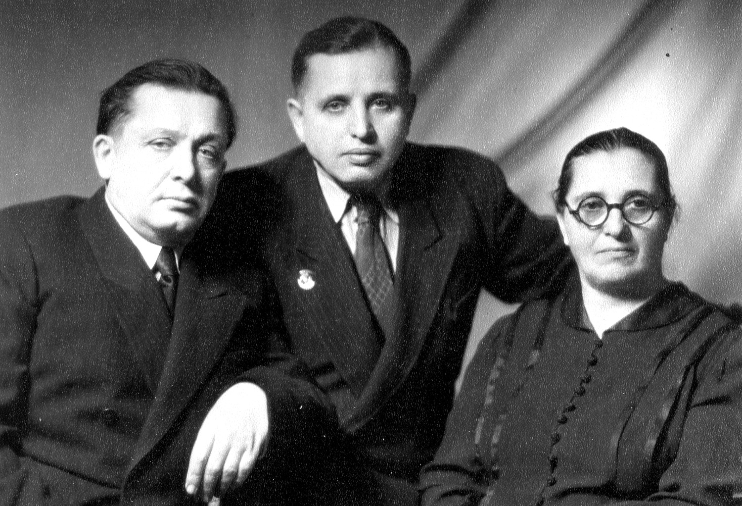 Борис, Виктор и Агния Гостевы. Конец 1950-х?